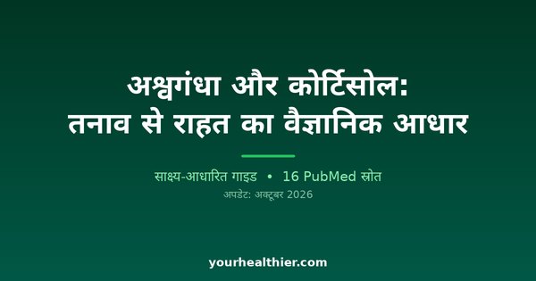 अश्वगंधा और कोर्टिसोल: तनाव से राहत का वैज्ञानिक आधार