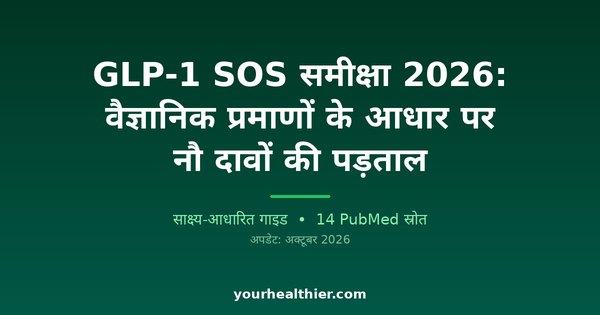 GLP-1 SOS समीक्षा 2026: वैज्ञानिक प्रमाणों के आधार पर नौ दावों की पड़ताल