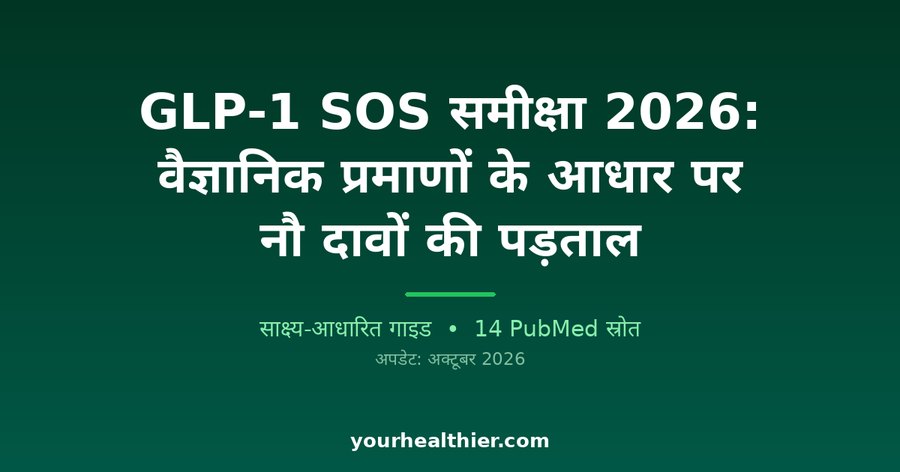GLP-1 SOS समीक्षा 2026: वैज्ञानिक प्रमाणों के आधार पर नौ दावों की पड़ताल