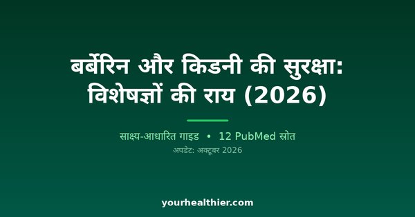 बर्बेरिन और किडनी की सुरक्षा: विशेषज्ञों की राय (2026)