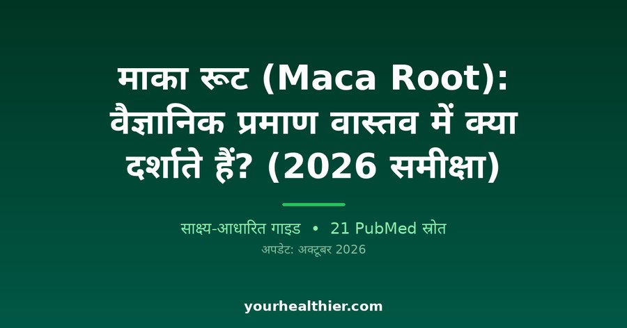 माका रूट (Maca Root): वैज्ञानिक प्रमाण वास्तव में क्या दर्शाते हैं? (2026 समीक्षा)