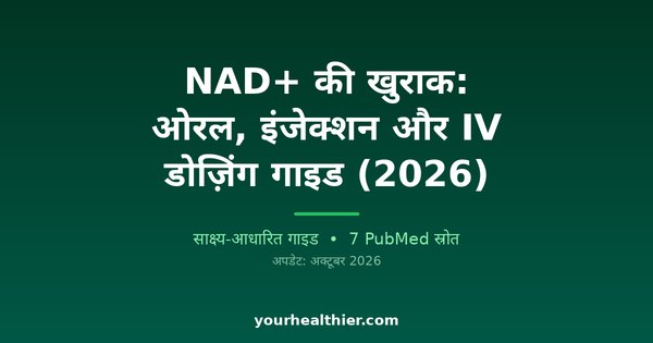 NAD+ की खुराक: ओरल, इंजेक्शन और IV डोज़िंग गाइड (2026)