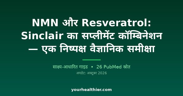NMN और Resveratrol: Sinclair का सप्लीमेंट कॉम्बिनेशन — एक निष्पक्ष वैज्ञानिक समीक्षा