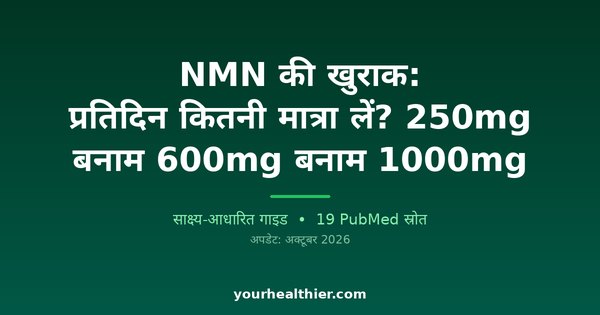 NMN की खुराक: प्रतिदिन कितनी मात्रा लें? 250mg बनाम 600mg बनाम 1000mg