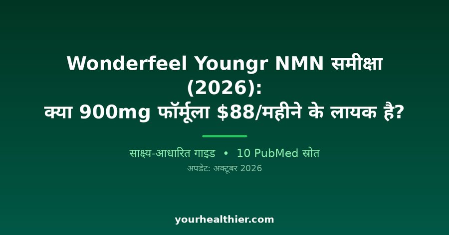 Wonderfeel Youngr NMN समीक्षा (2026): क्या 900mg फॉर्मूला $88/महीने के लायक है?